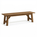 Gartenbank 180 cm Holz Braun - Lattenkonstruktion