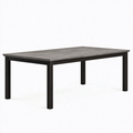 Esstisch 180 x 90 x 75 cm Holzwerkstoff Grau Schwarz rechteckig modern